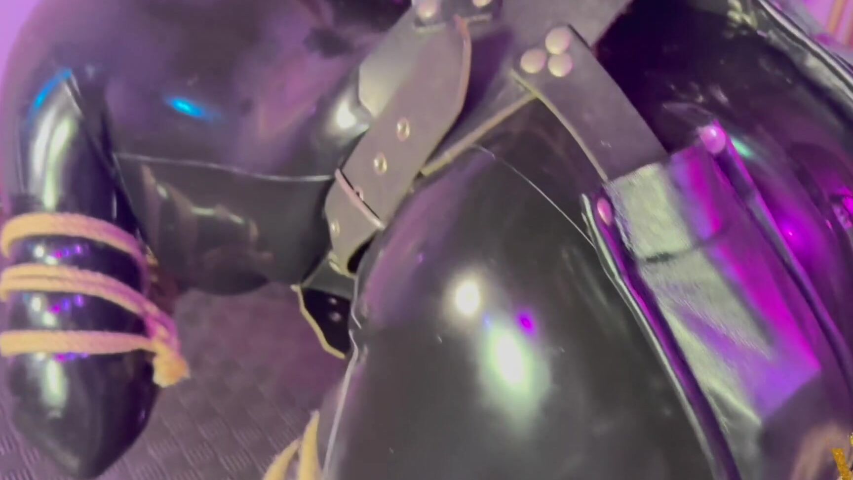 Vivienne Lamour Suspended In Rope For A Good Fisting