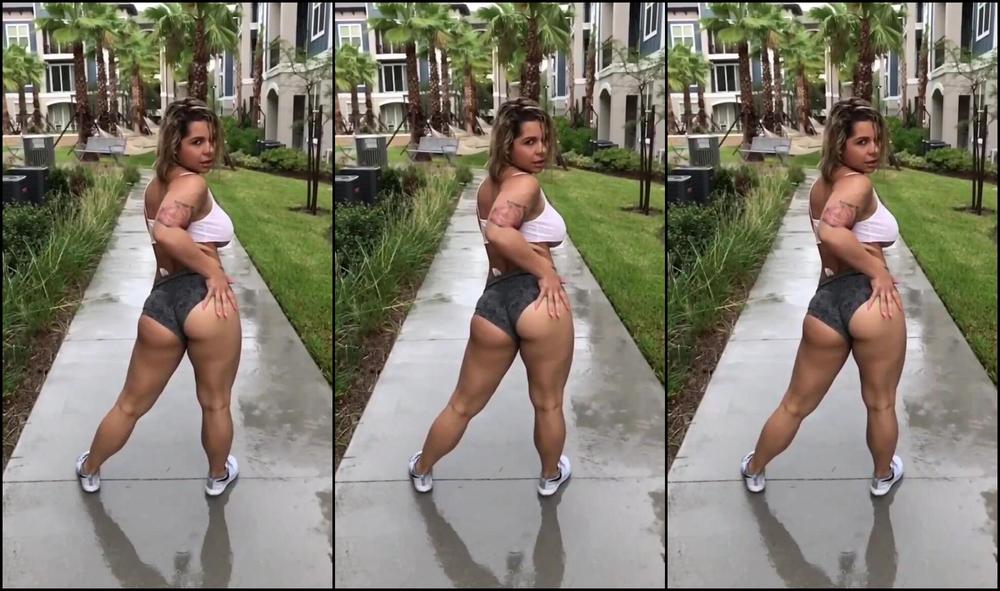 Crystina Rossi Playing In The Rain