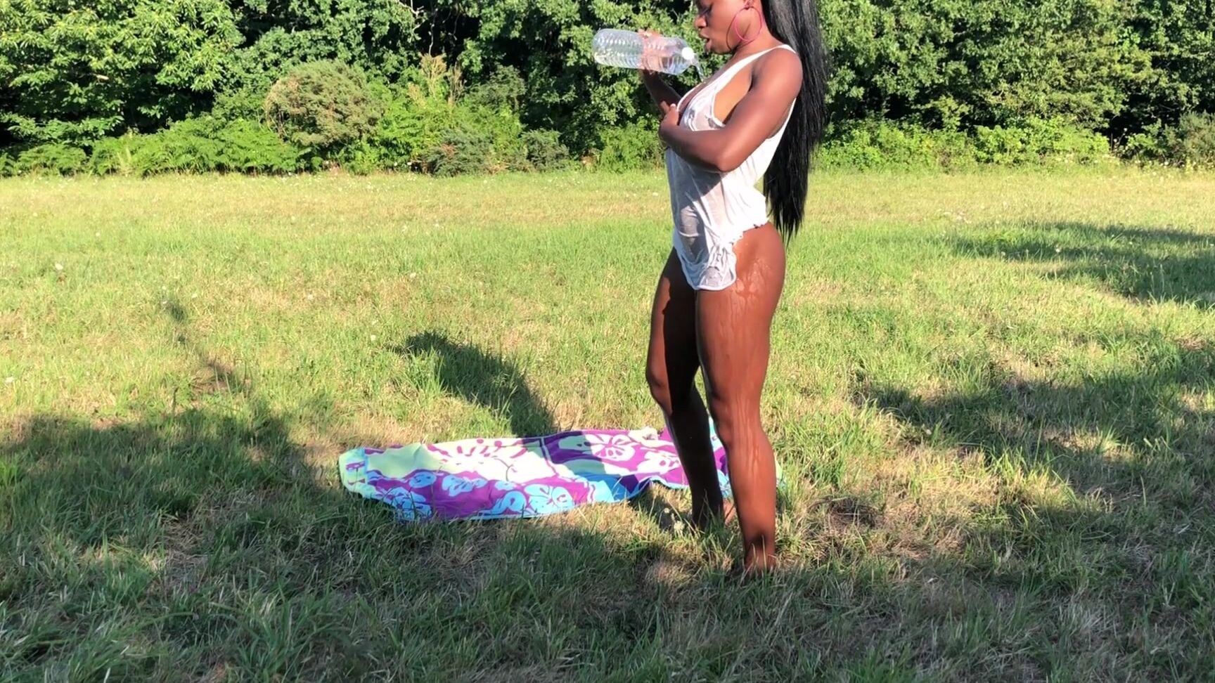 Jayna Halforcen Voyeurism Blowjob In A Park Manyvids