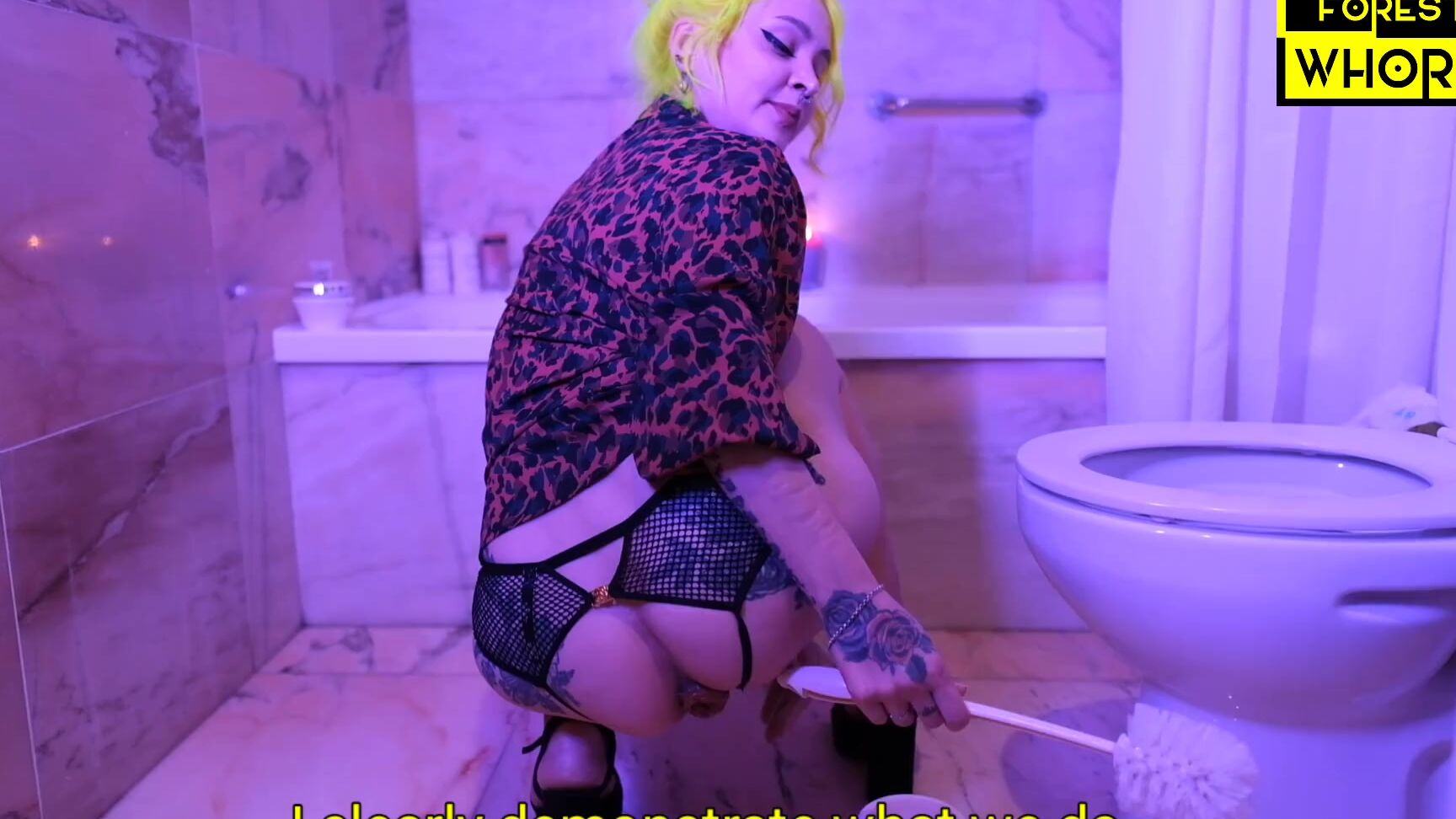Dirty Talk, Pissing, Prolapse, Anal Prolapse, Smoking, Ashtray, Fetish, Degrading, Extreme, Kinky, Human, Masturbation, Tattoo, Anal, Kinky Forest Whore Dirty Talk I Teach You How to Clean the Toilet SiteRip