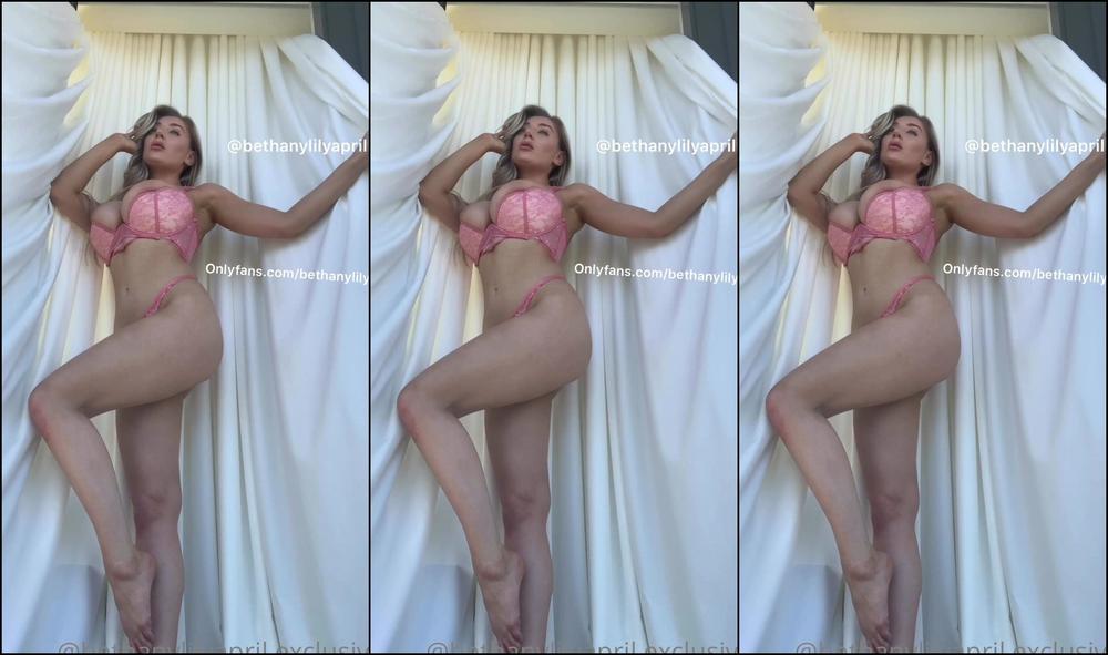 Bethanylilya Taking Off My Pink Underwear Video