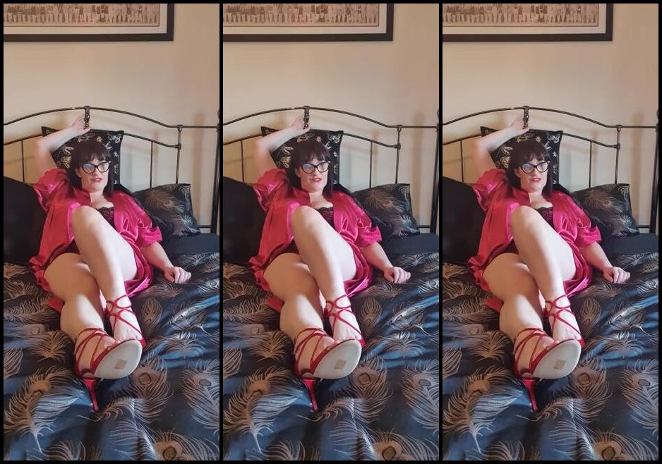 Miss B Nicknamed Missb52S Onlyfans 03 20 2022 Worshiping Your Stepmothers Heels As She Lays In Bed