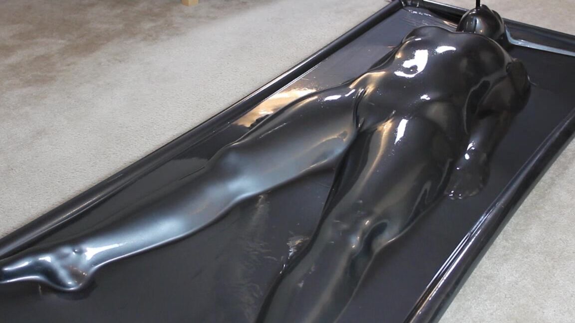Latex, Rubber, Fetish Miss Kitsch - Vacbed + Lube Win fetishkitsch.com