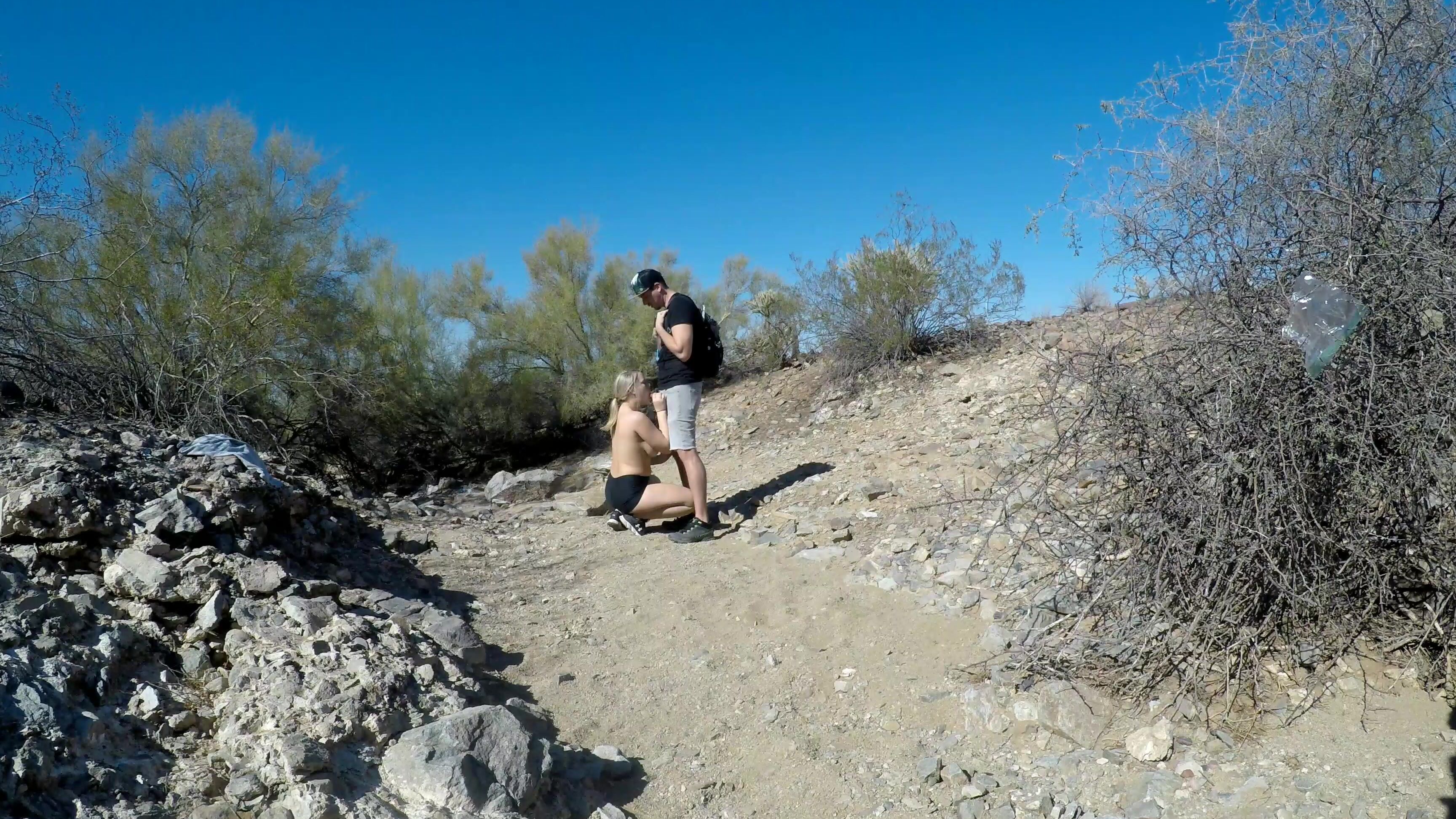 Outdoor Public Blowjobs, Public Blowjob, Public Outdoor, Public Nudity, Outdoors mya lane sucking cock on desert hike ManyVids