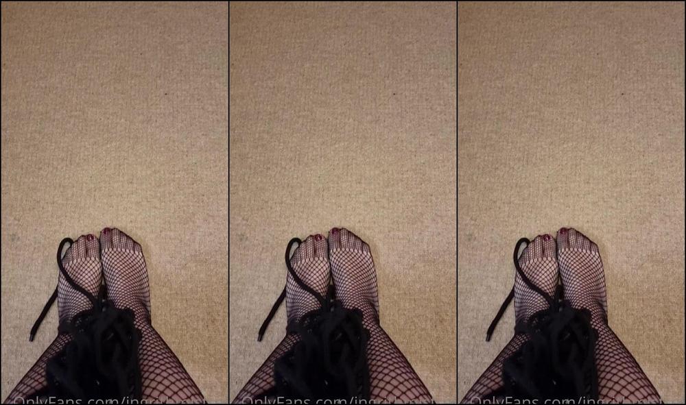 Ingrithmistress My Feet In Fishnets Ready To Be Worshiped  Onlyfans XXX