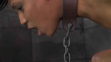 Domination, BDSM, Hardcore, Bondage Toned dancer Nikki Darling strictly shackled and throat trained by 2 hard cocks, brutal deepth SiteRip