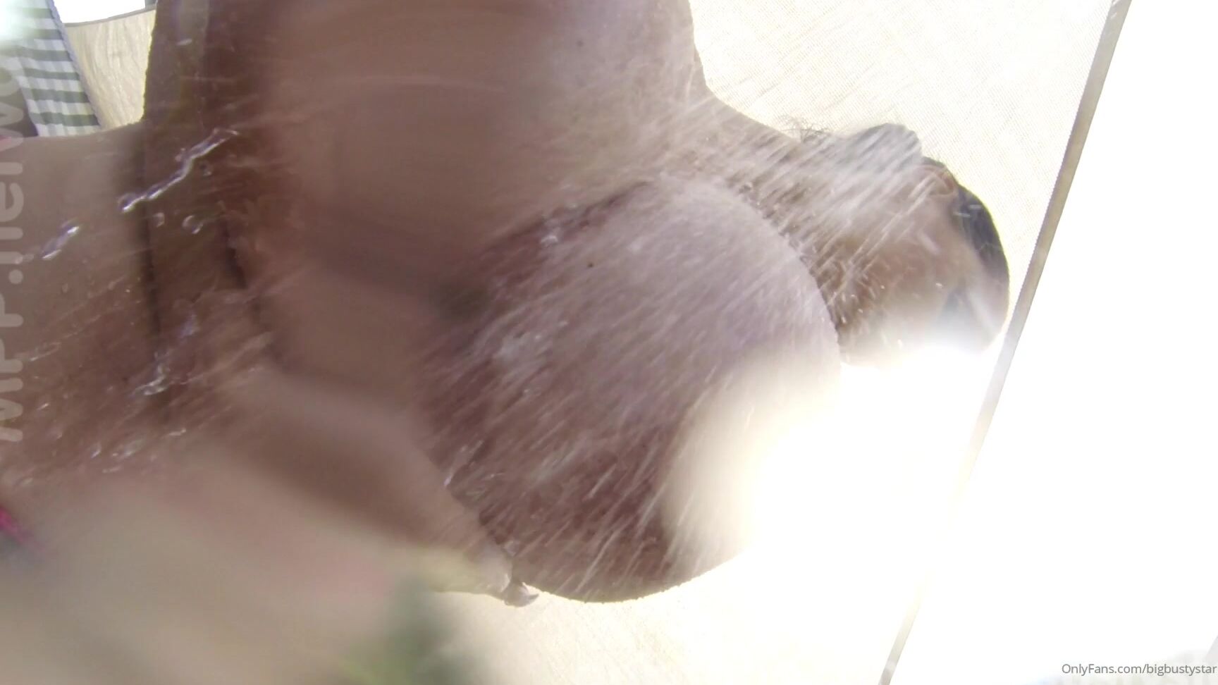 Penelopeblackdiamond Bigbustystar Under The Shower Filmed With Gopro Action Cam