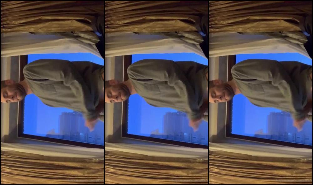 Bradknightxxx Watch Me Strip And Stroke In Front Of My Hotel Window Travel Vlog Part