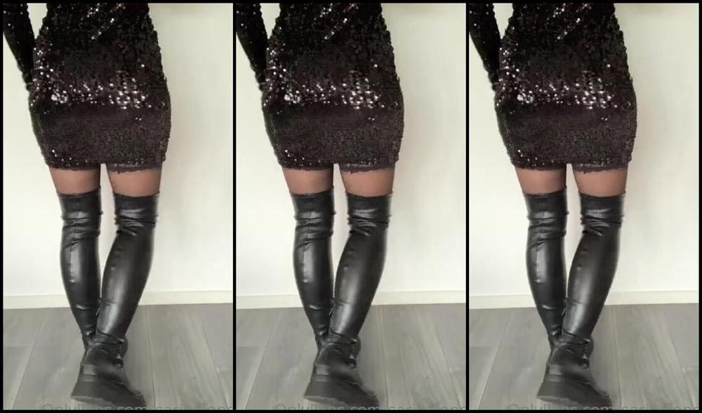 Sarina Jones Nicknamed Sarinajones 01 01 2023 Onlyfans Video Enjoy My Outfit For New Years Eve Im Wearing My Overknees And Some Stockings Underneath Watch