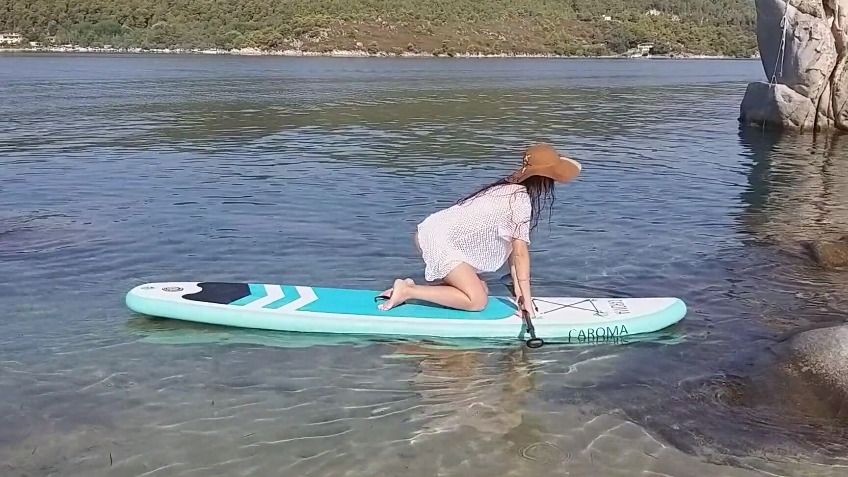 dream4angel morning pee from sup board naturism and fun Pornhub