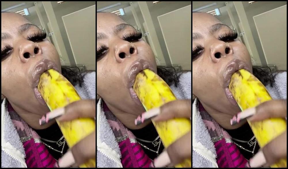 Biiggjuiccyfruit Onlyfans Banana Sucking