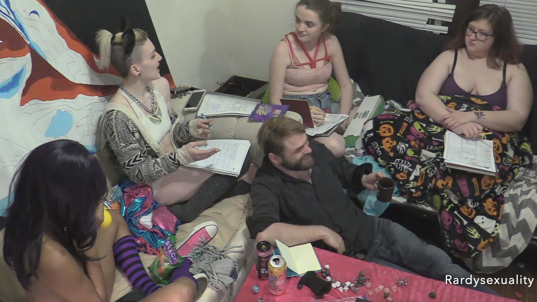 "Rardysexuality" games, geek, role play, sexy gamer, tabletop games Sunday DnD game 25 2 Manyvids
