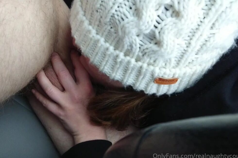 Nextdoornudists Deep Throating Mike S Hard Cock While Parked Up In A Public Car Park Almost Thou