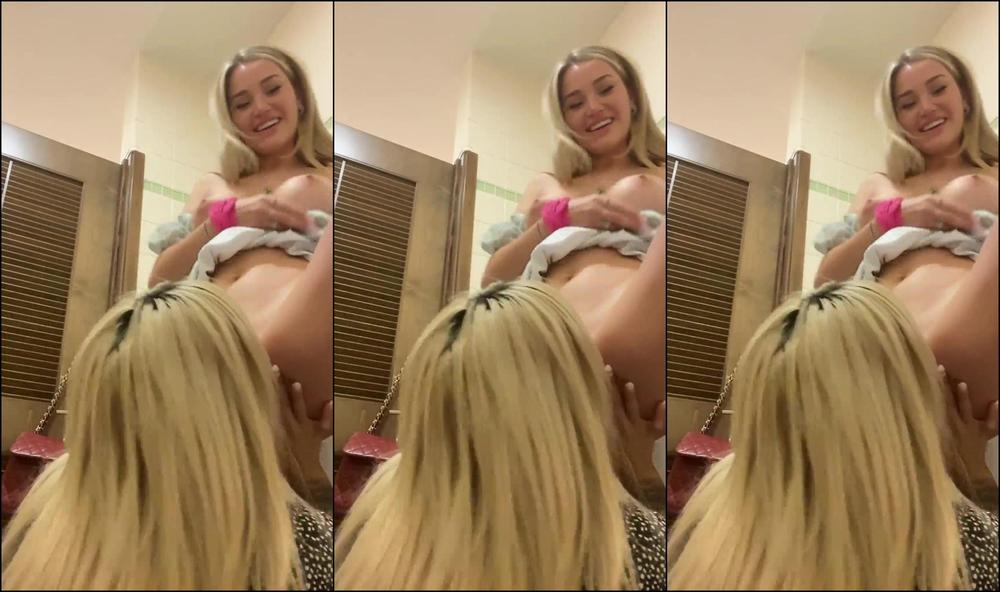 Heidi Grey Public Bathroom Pussy Eatting Tongue Fucking With Kiara Moon Mrrx0Xon