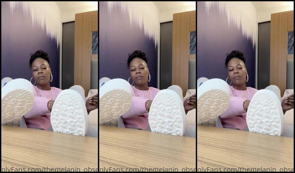 Themelanin Obsession Onlyfans Sneaker And Sock Removalp
