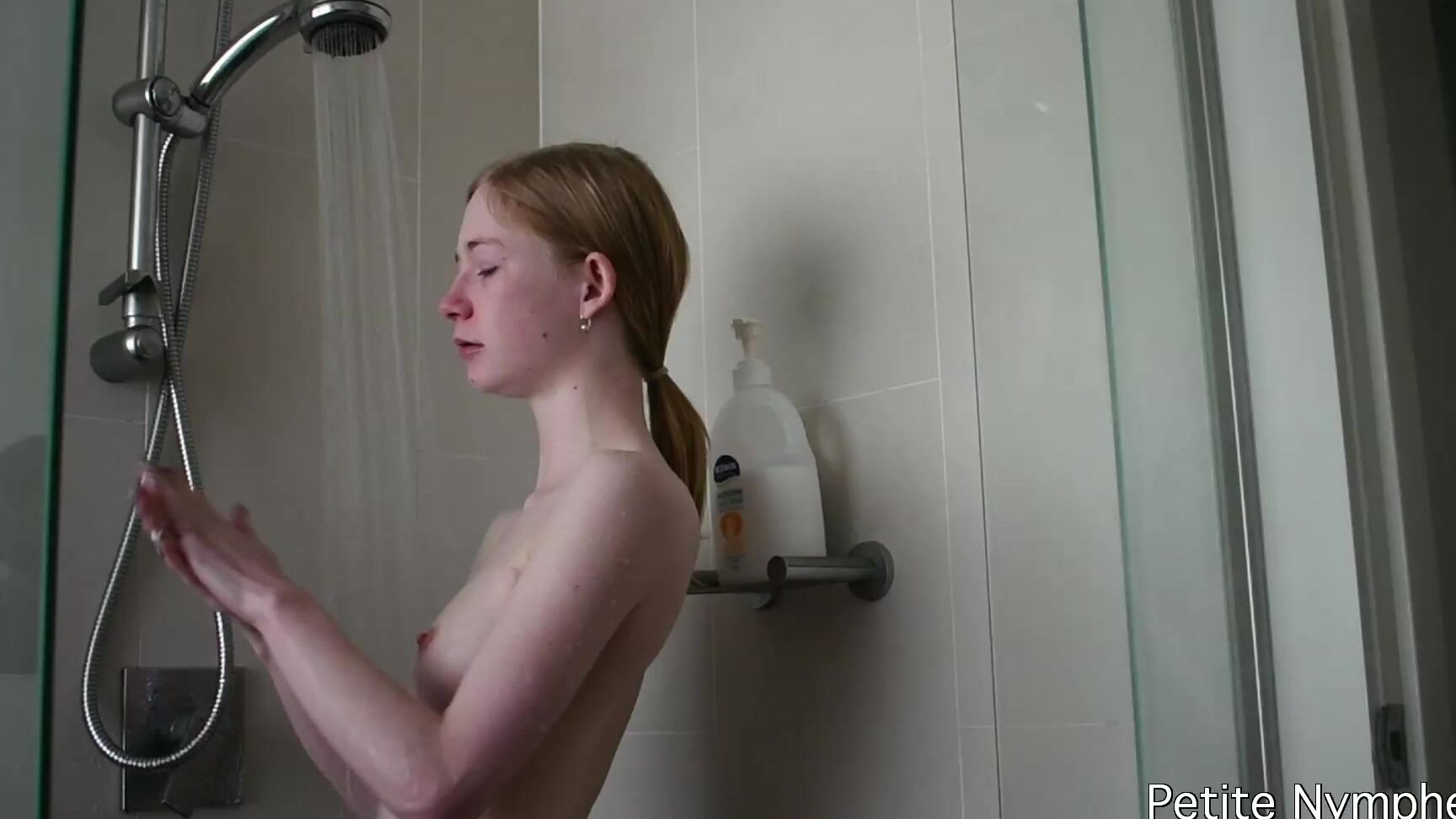 All Natural, Nose Blowing, Petite, Shower petite nymphet custom nose blowing ManyVids