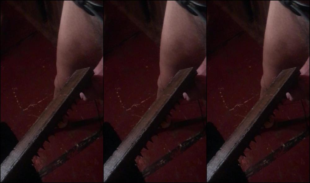 Lady Dark Angel Spiked Bar Cock Torment