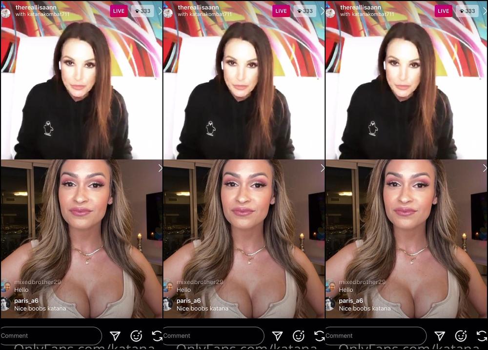 Katana K Live With Lisa Ann Sorry Guys There Is No Sound I Turned It Off By Accident When Some On