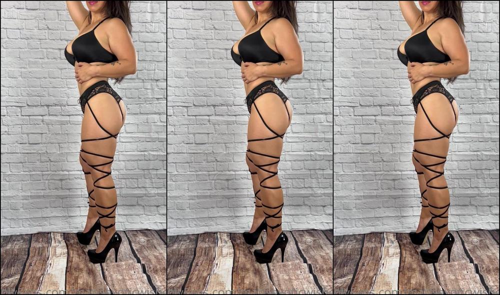 Marisexoticwishes 2450279671 05 13 2022 This Is My First Time Wearing These Black Crotchless Garter Panty I M About To Shoot