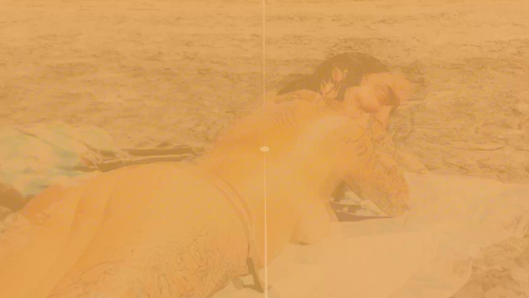 Bikini, Brunette, Nude Beach, Public Nudity, Tattoos saffron nude beach ManyVids