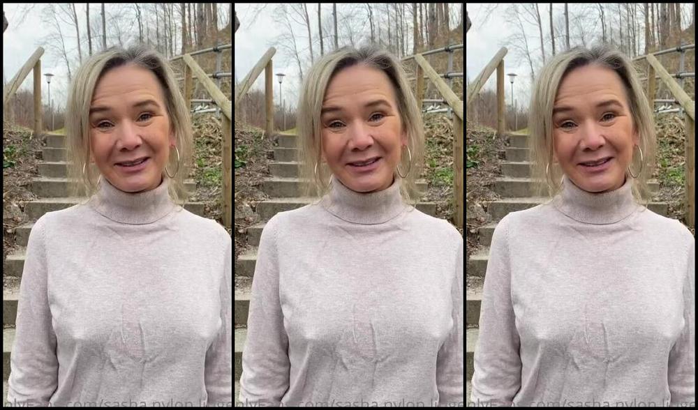 Sasha Nylon Lingerie Onlyfans Guten Morgen Outdoor Ohne Hschen Und Bh Good Morning Outdoor Without Panties And Bra Bonjoup