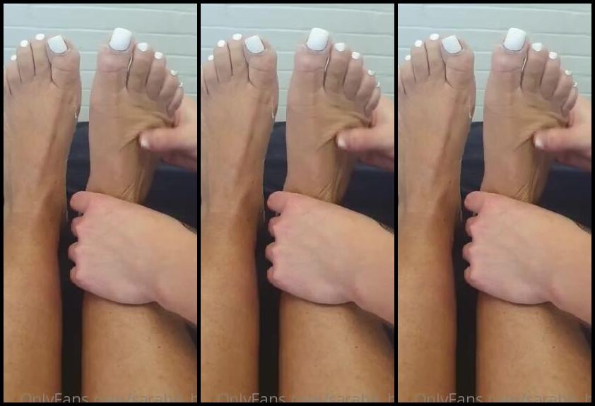 Sarahh B Nicknamed Sarahh B Onlyfans Nice Footrub This Morning By My Massage Bitch 7X