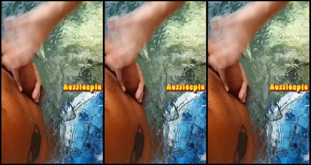 Aussiecple Nicknamed Aussiecple 05 06 2024 Onlyfans Video Flicking And Slapping That Little Water Snake
