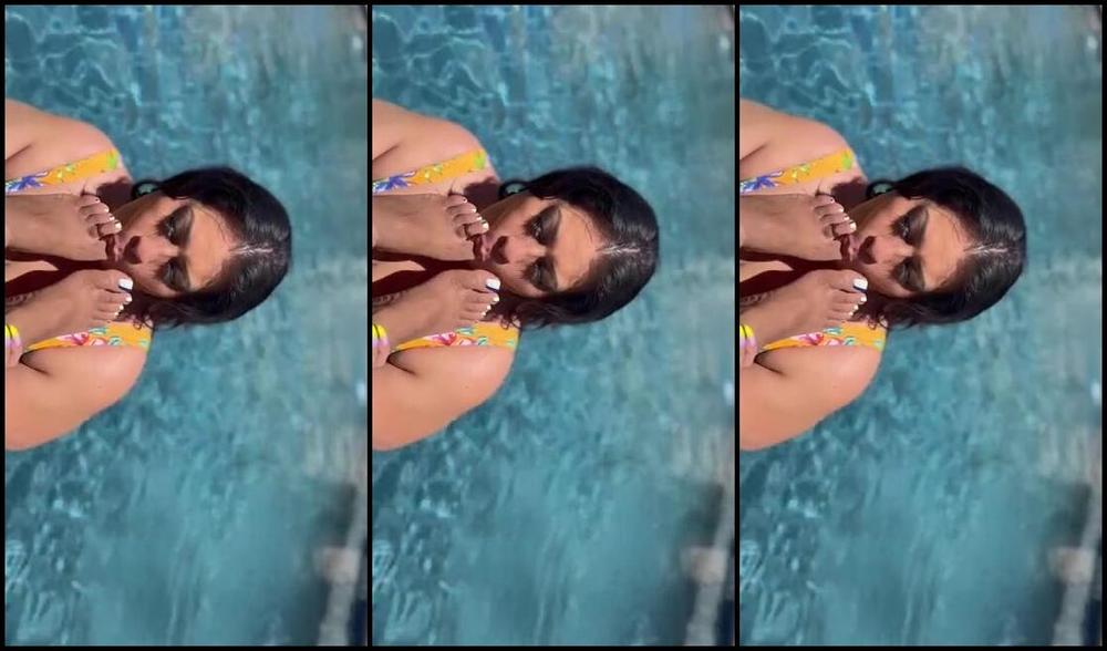 Sarah Bbw Fantasy Toes Aka Comefollowsarah Onlyfans Poolside Toes In My Mouth Video