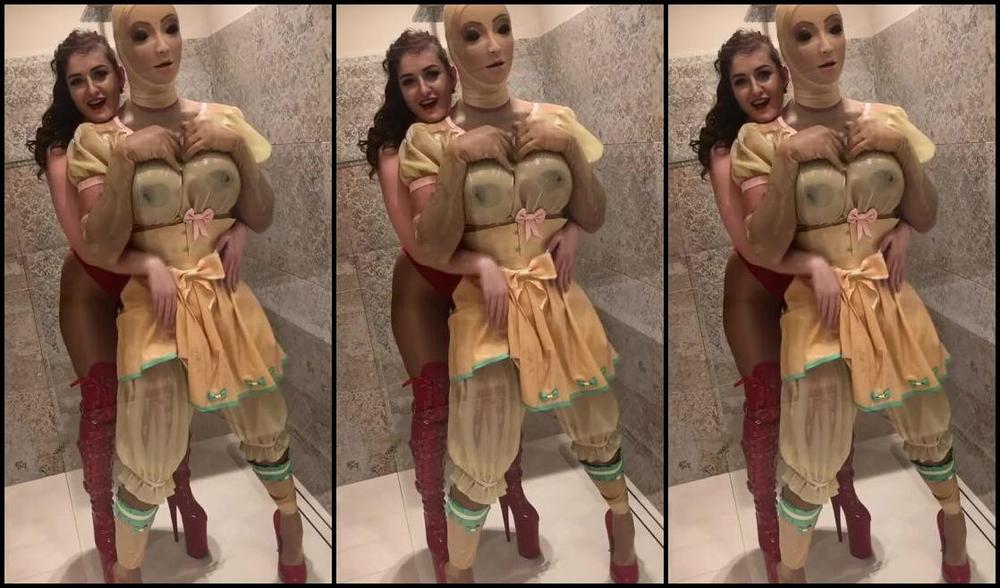 Vivienne L Amour Aka Vlproductionsuk Onlyfans Humping The Latexy Rubber Doll Full Uncut Clip T