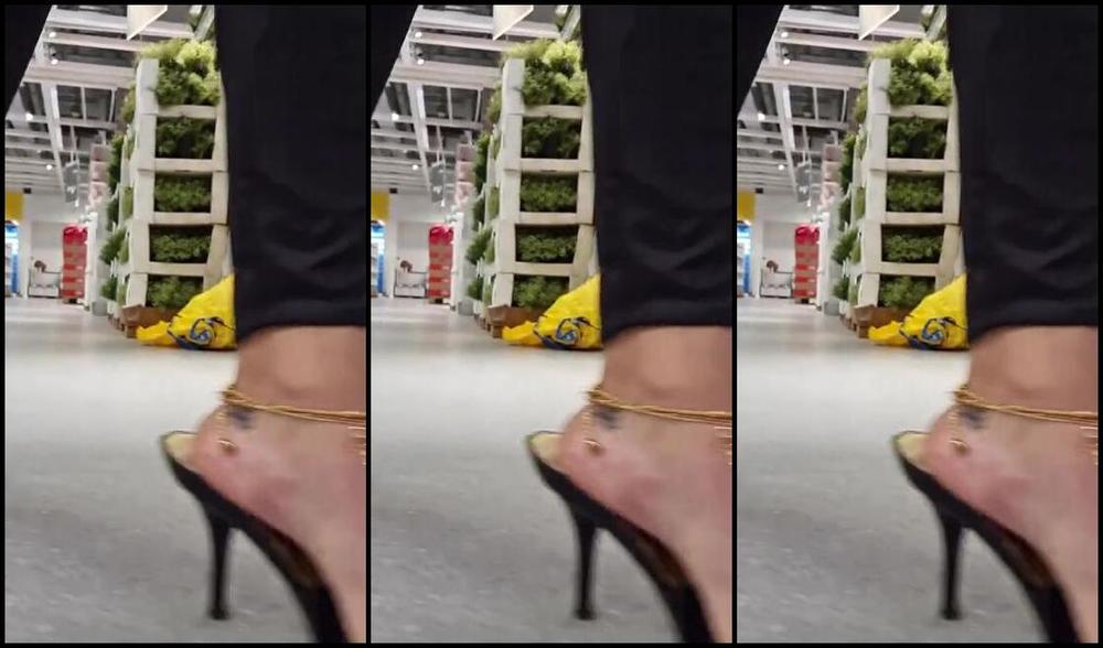 Feetbysherri Onlyfans Shopping In Ikea In My Guess Mules