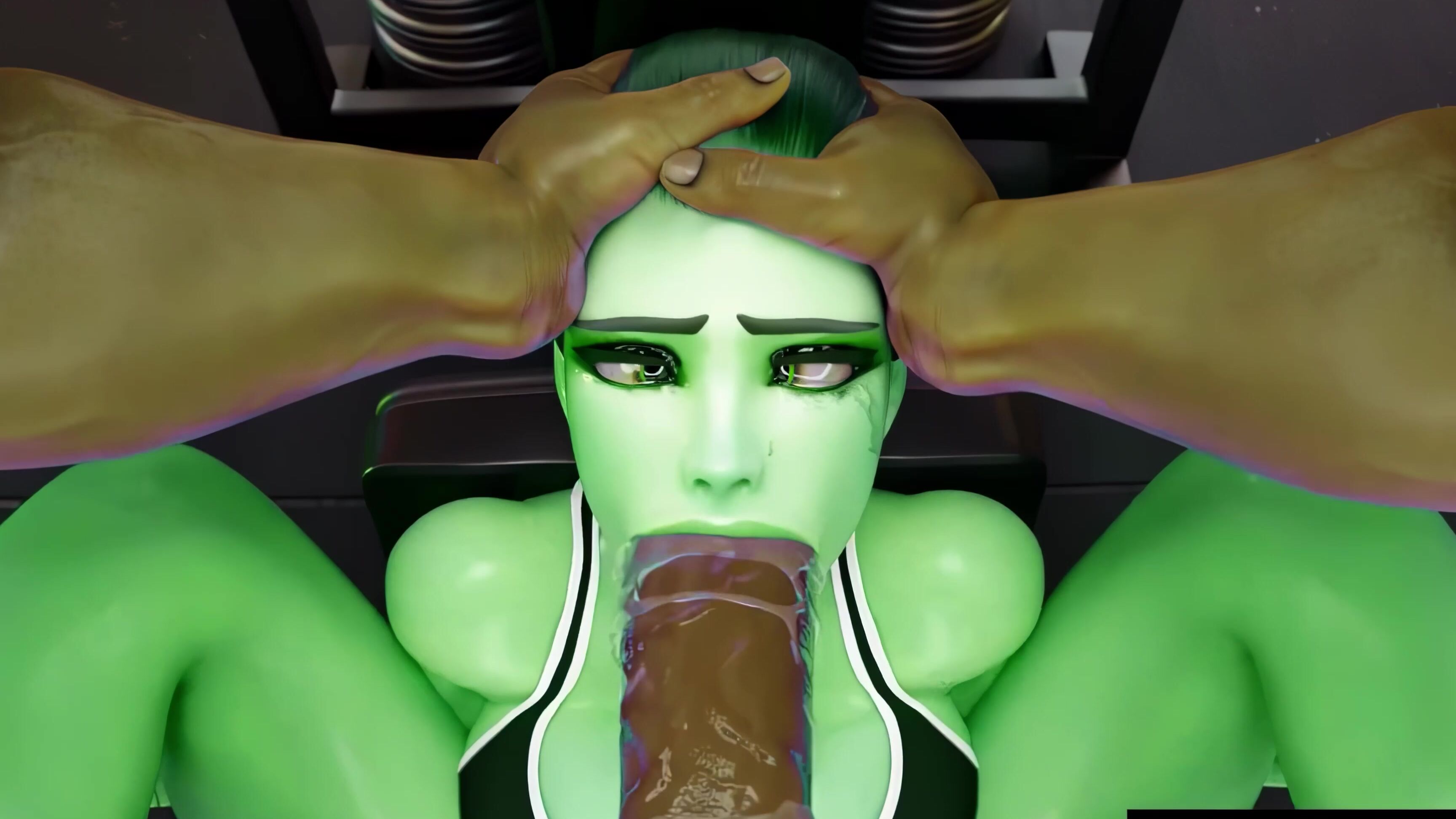 Widowmaker 7 Full Body Workout Green Skin