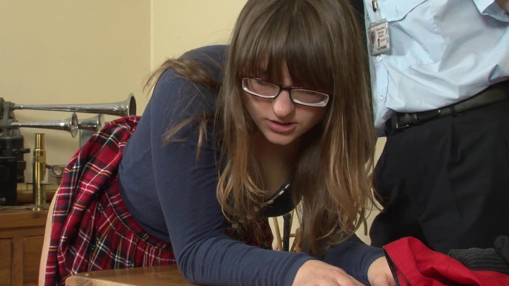 Fetish, BDSM, Spanking Rosie Ann in the video Harsher Measures Bars-and-stripes