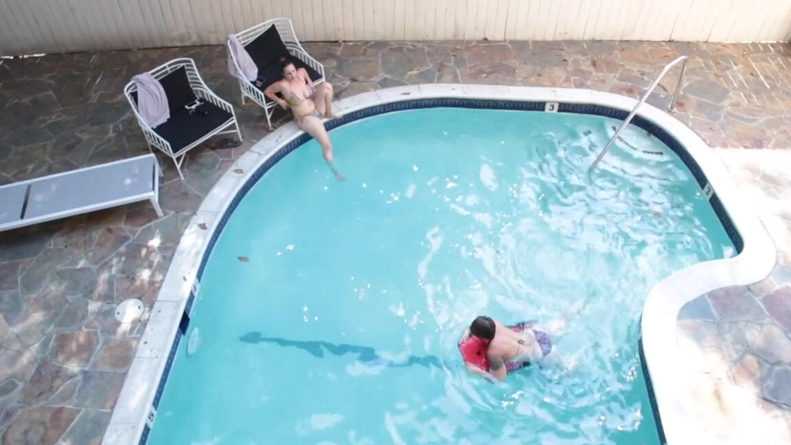 Mistress Kara Nicknamed Mistresskara Onlyfans Pool Peeper W Bellarossixxx And Yours Truly