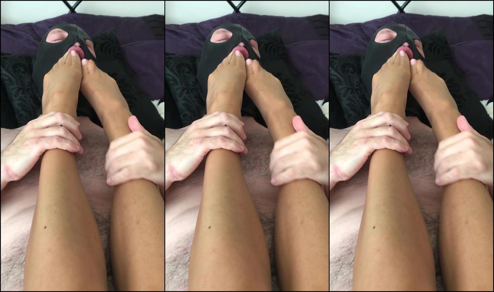 Lady Dark Angel Video Clip For You Footworshipers Nylonlovers My Sub Is Very Lucky And Certainly Getting Carried Away