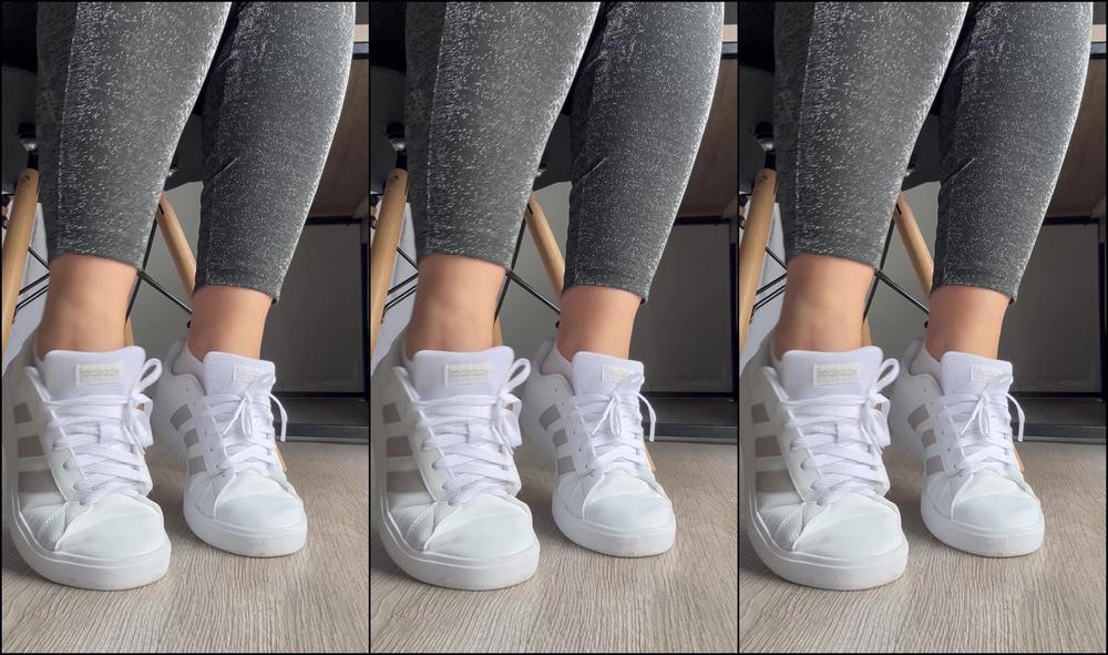 Vickbar 3397651010 07 12 2024 Tirando O T Nis Depois De Um Dia Todo Caminhando O P T Suadinho Macio E Quente