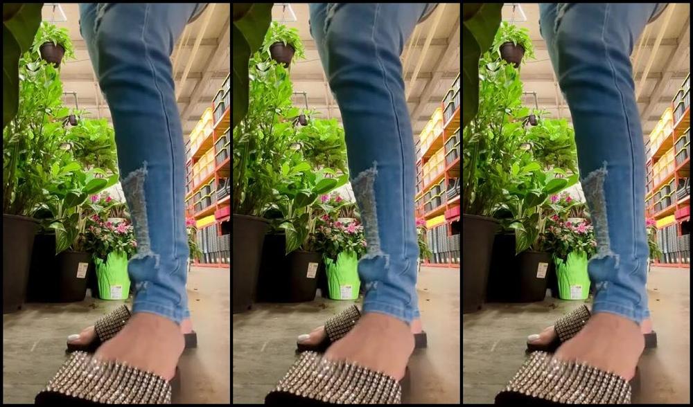 Goddess Pussyfoot Aka Goddesspussyfoot 01 17 2025 Onlyfans Video I Was Being Naughty In The Home Depot Today In The Plants Department Do You