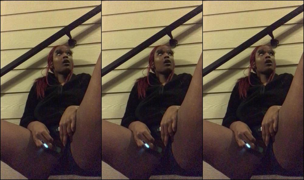 Darkebonygoddess I Was Soooo Horny But I Couldn T Just Leave My C