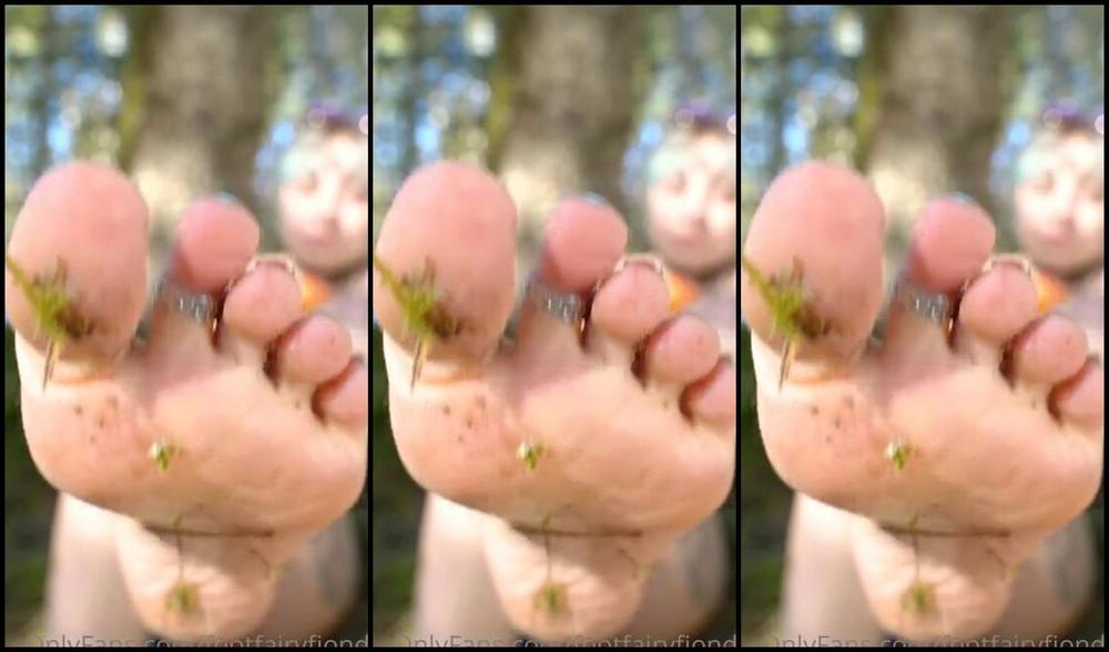 Freakyfjondaxxx Onlyfans Dirtyfeetlover Here We Gothis Fairy Been Flying Around And Working All Day As It Is Spring And