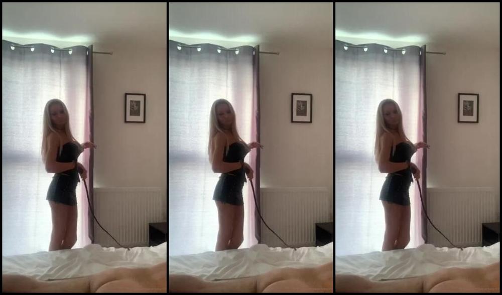 Ladydarkangeluk Onlyfans A Little Ass Stinging Of My Slave While He S Lay On The Bed