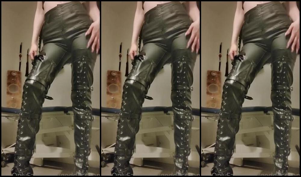 Goddess Anna Nicknamed Goddessanna Onlyfans Worship My Leather Cm