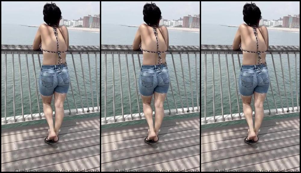 Jamiedaniels Onlyfans Super Cold Today And Missing The Summer Throw Back To The Summer At Coney These Were Taken By Th 7P