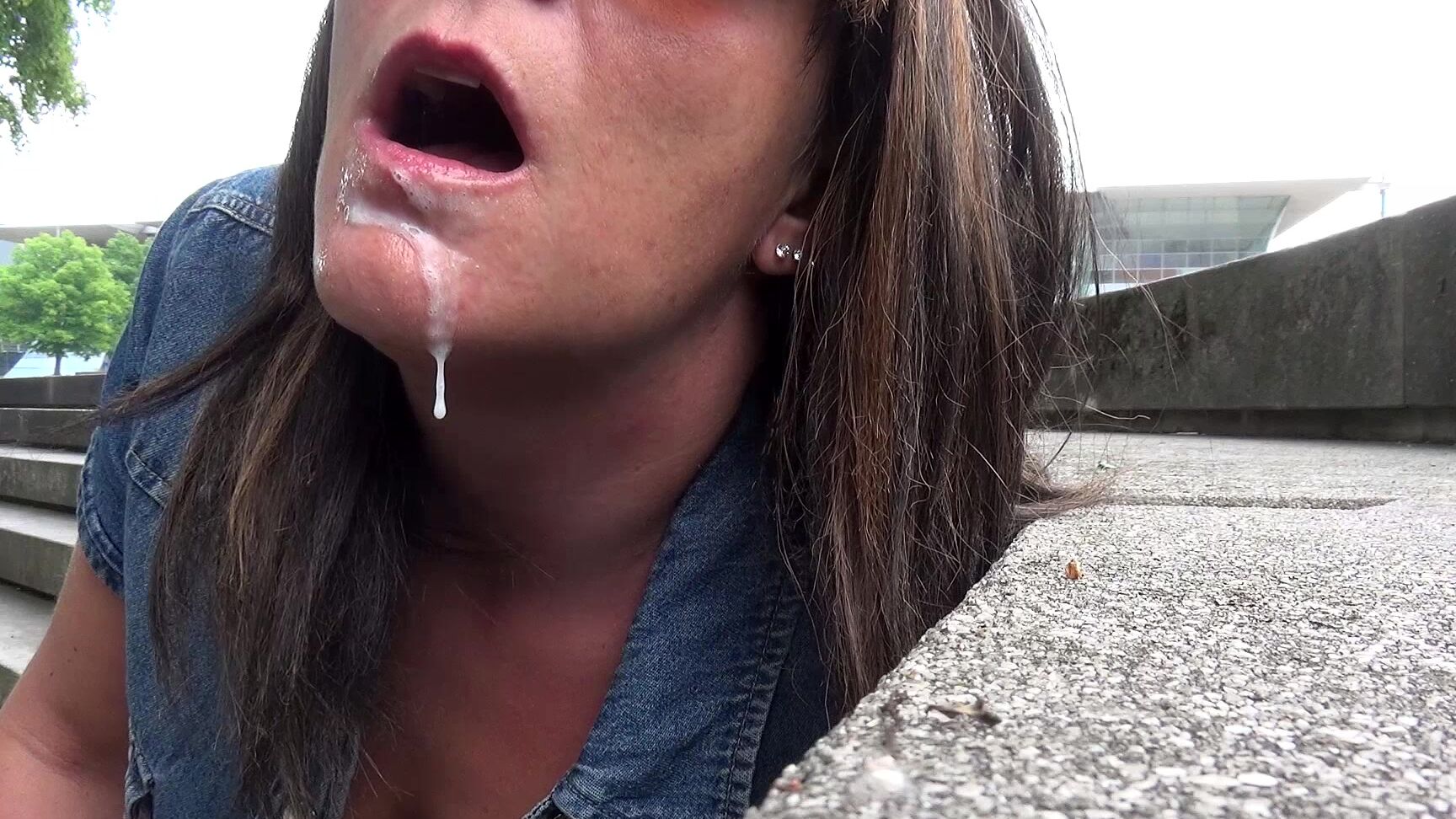 "gangbangwife" cum in mouth, outdoor public blowjobs, public flashing, public outdoor, city Public blowjobs in the city manyvids
