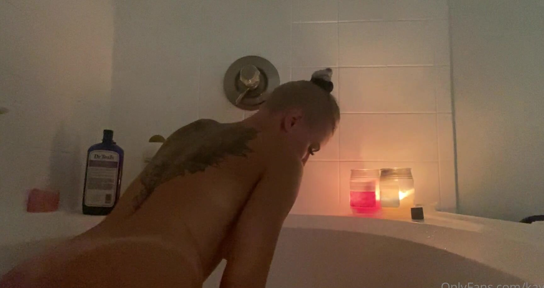 Kay Ttie Get Cozy Warm And Wet With Me In This Bubble Candle Bath