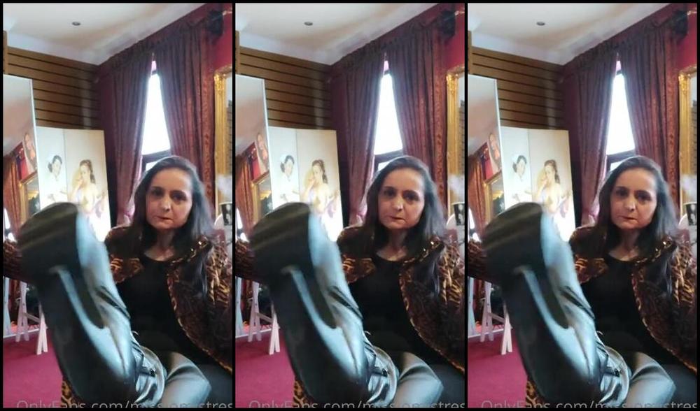 Miss Jo Mistress Nicknamed Missjomistress 01 16 2022 Onlyfans Video A Little Sunday Leatherboot Worship