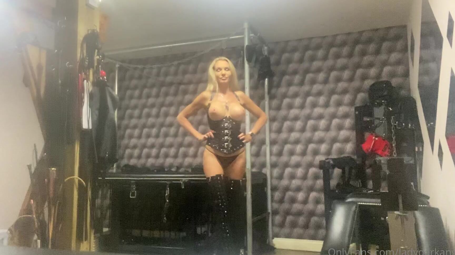 Lady Dark Angel Sexy Boobs Out