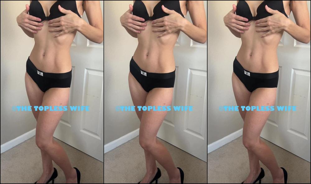 Thetoplesswifepremium 3180250342 01 28 2024 So I M Wondering Do You Think I Should Slide The Bottoms Off And Crawl On My