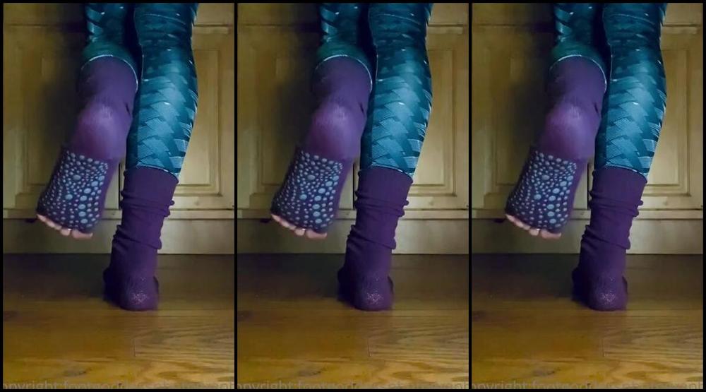Catprincessfeet Onlyfans Toeless Yoga Socks And Leggings 9