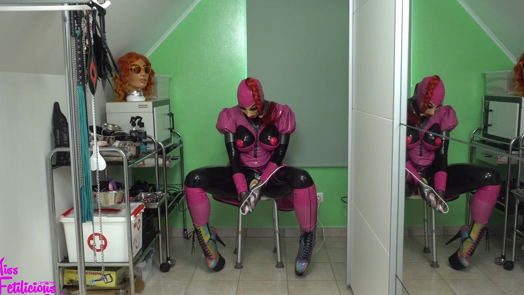 Mfetilicious How Do You Like To Spend Your Days In Quarantine I Like To Get Dressed Up In Latex And Pl