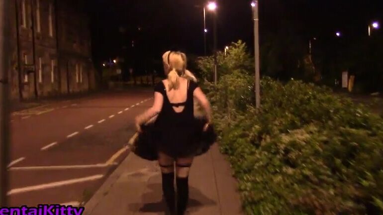 Lewd Lychee Public Flashing Masturbation And Squirt