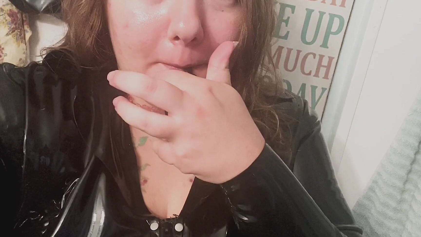 Rubberfoxx Smoking In Latex